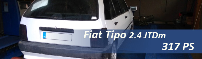 Chiptuning Fiat Tipo 2.4 JTDm + turbo, výfuk