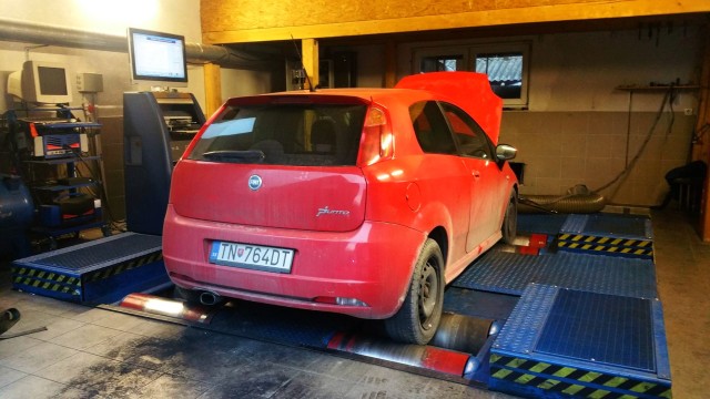 Fiat Grande Punto 1.9 JTDm dyno