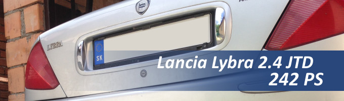 Chiptuning Lancia Lybra 2.4 JTD + turbo + intercooler + iné